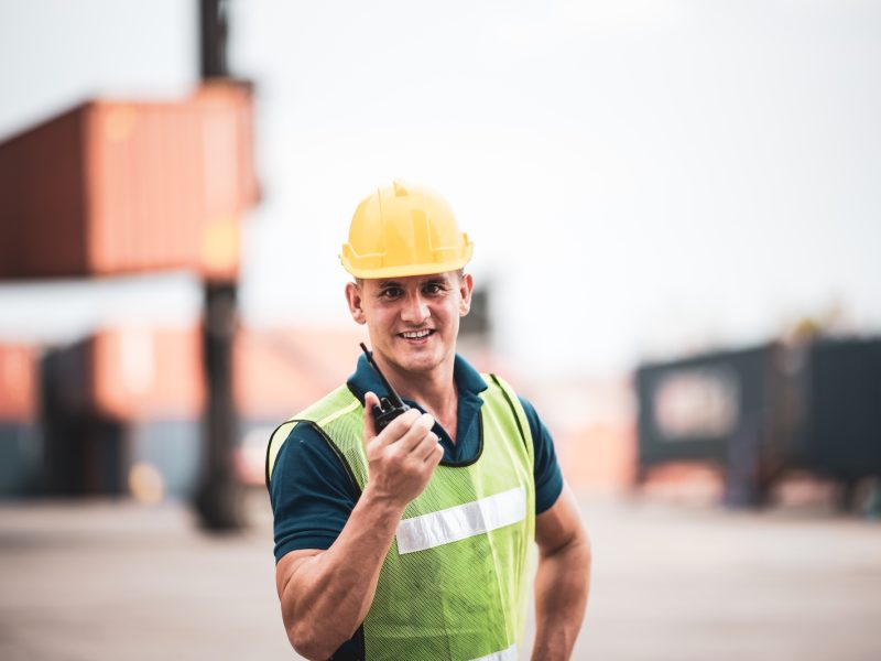 Business international logistic concept, Foreman