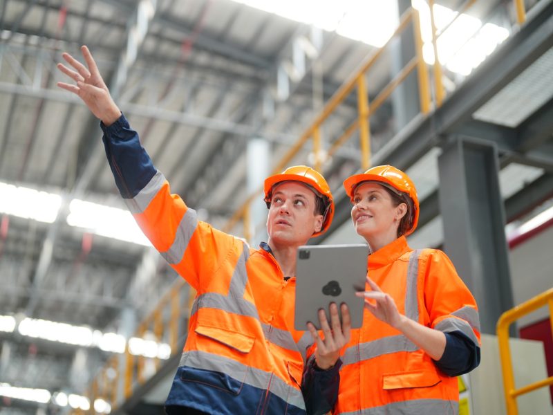 Construction Workers at Work